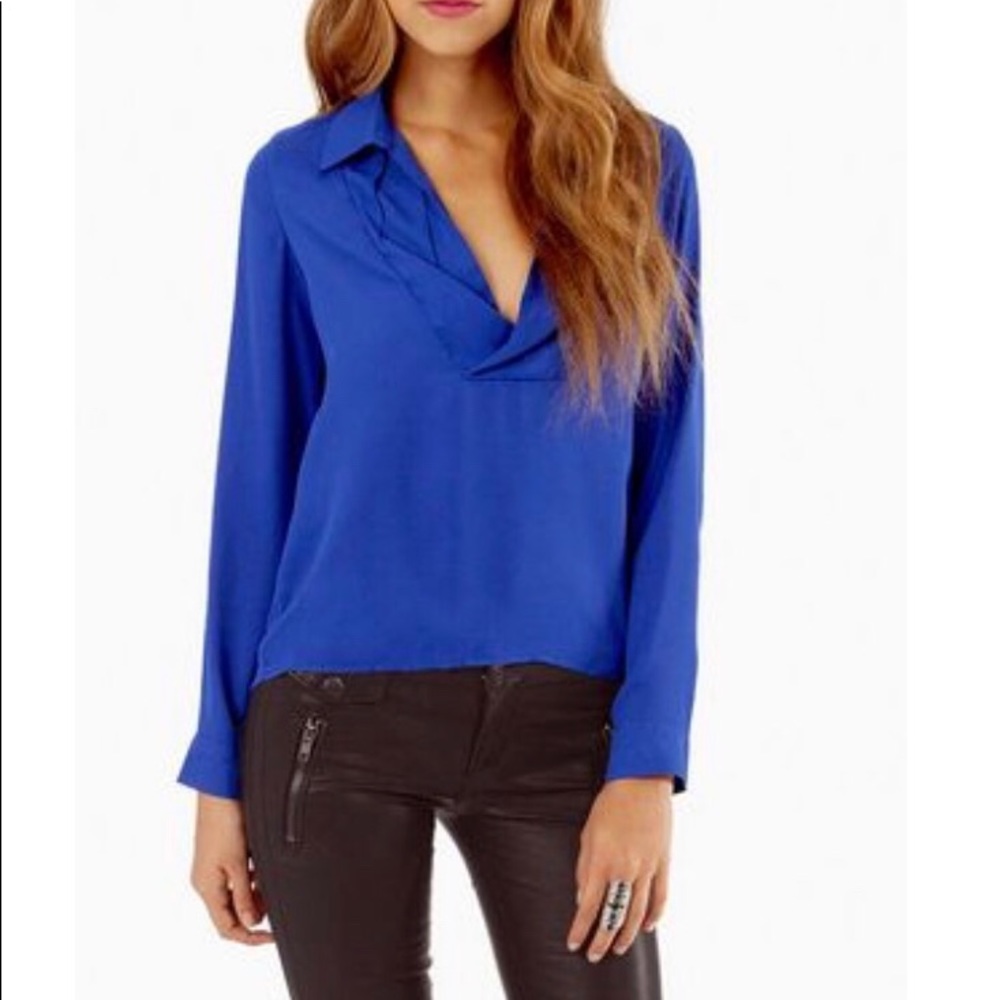 Tobi Royal Blue Blouse